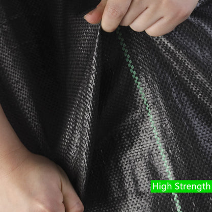 EXTRAEASY Weed Barrier Fabric 3.2oz Heavy Duty - 3ft x 100ft Landscape Fabric | Easy Install & Rugged Plastic Ground Cover Weed Barrier with UV Protection for Gardens, Landscaping Fabric