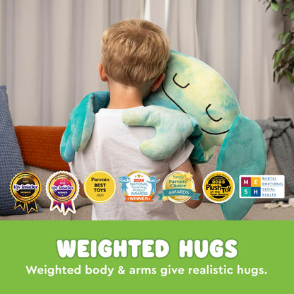 Bumpas Weighted Plush Toy - Calming Stuffed Animal, Realistic Hug, Machine Washable - Ages 3+