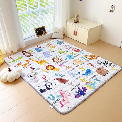Voovc Premium Baby Playpen with Mat, 71x60 Inches Extra Large Playpen for Babies and Toddlers, Indoor & Outdoor Activity Center, Safety Baby Play Pen with Gate Prints