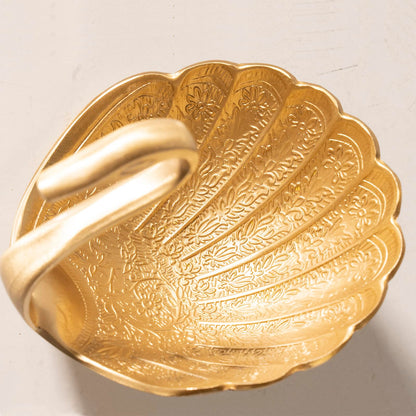 YACSNBF Swan Brass Jewelry Dish Tray,Gold Decorative Ring and Trinket Holder-Decorative Trinket Dish for Rings Earrings Necklaces Bracelet Watch Keys, Birthday Mother's Day Christmas Gift for Women