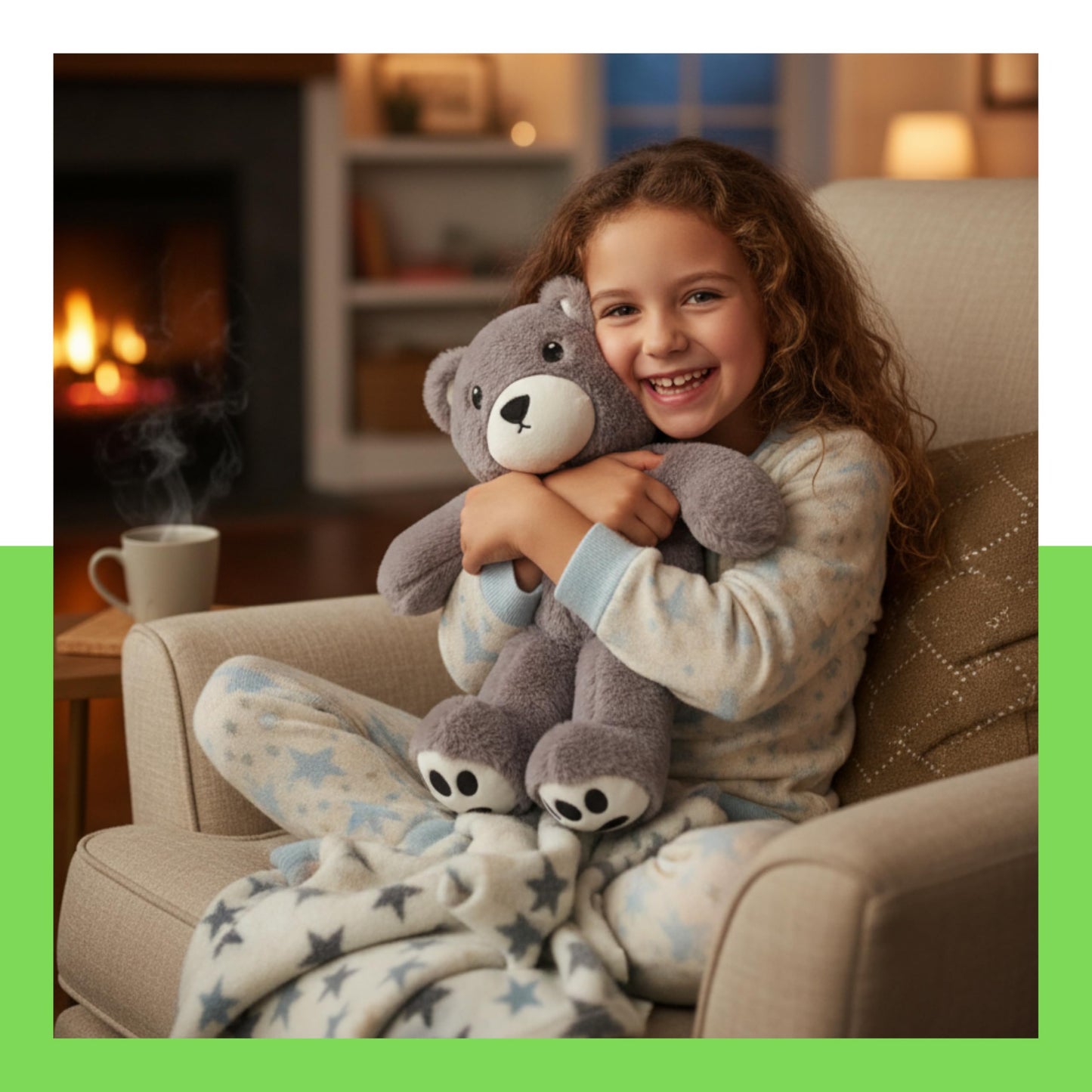 HUGWIMI Huggable Gray Teddy Bear, Soft Stuffed Plushie - Easter Gifts for Kids and Teen Girls, 16 Inches