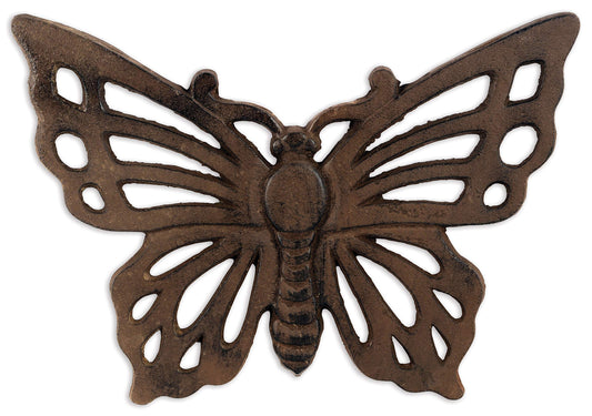 Sunset Vista Designs Garden Cast Iron Stepping Stone - Butterfly