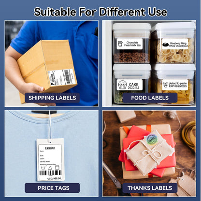 Omezizy Bluetooth Shipping Label Printer 4x6, 249BT Thermal Label Printer for Small Business, Shipping Packages, Office, Home, Compatible with Amazon, Tiktok, Ebay, USPS