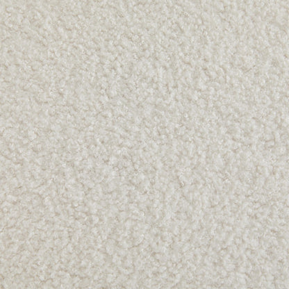 Yaheetech Accent Barrel Chair, Boucle Fabric Club Chair, Furry Sherpa Elegant Armchair with Cozy Soft Padded, Suitable for Living Room Bedroom Reception Room Office, Ivory