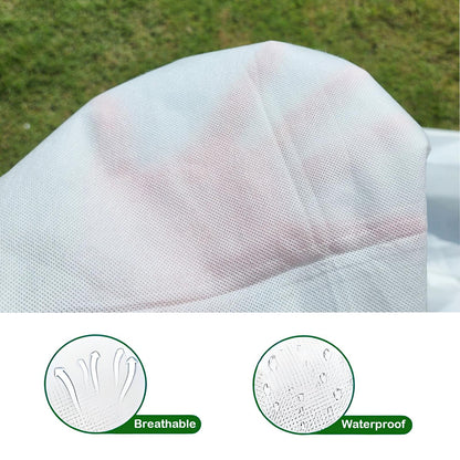 NICOLEKAY 5-Pack Plant Covers Freeze Protection, Drawstring Tree Cover, Winter Freeze Plant Protection, Tree Jacket Frost Blanket for Outdoor Plants, 23.6" x 31.5"