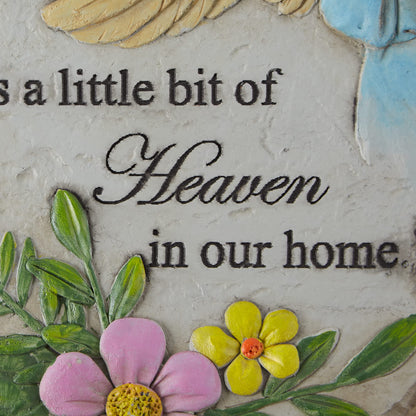 DII Memorial Stepping Stone Collection, Cement, Someone in Heaven, 9.75 Diameter