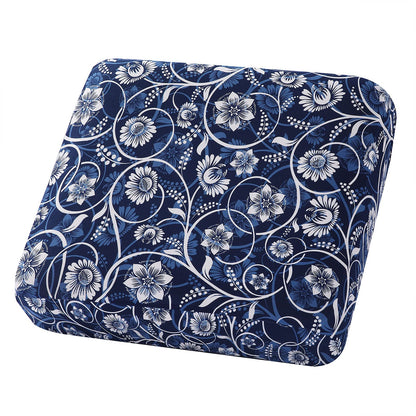 hyha Printed Couch Cushion Covers, Floral Sofa Covers Washable for Cushion Couch, Stretch Pattern Outdoor Cushion Covers for Patio Furniture with Elastic Bottom(Small, Baroque)