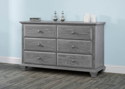 Oxford Baby Kenilworth 6 Drawer Dresser, Graphite Gray