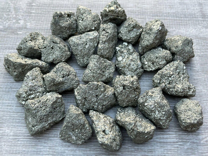 GAF TREASURES Wholesale Raw Pyrite Crystals, Natural Pyrite Stone, Natural Rough Pyrite Crystals, Pyrite Rough, Pyrite Healing Crystals (Pyrite, 0.5 Pound)