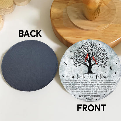 8'' Memorial Garden Stone for Loss of Loved One, Garden Stones in Memory of Loved Ones, Sympathy Gift Mothers Day, Weatherproof Outdoor Memorial Plaques, Remembrance Natural Stone with Stand HS8-8