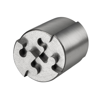 Heavenly Metals 4-Piece Cylinder 3D Puzzle for Adults – Stainless Steel Desk Toy and Fidget, Zero Tolerance Wire EDM Cut Office Gift for Men & Women