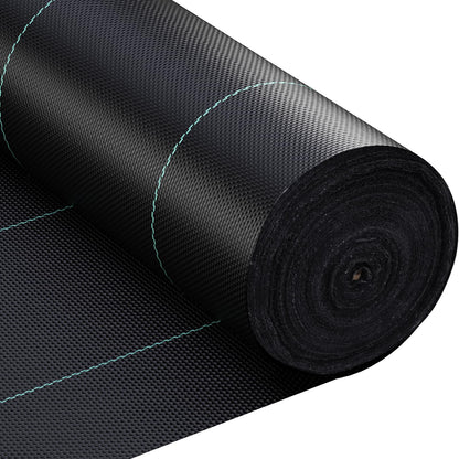 Doniks 6.5x300ft Driveway Fabric,3.5OZ Commercial Heavy Duty Weed Barrier Fabric, Garden Landscape Fabric,French Drain Fabric for Erosion Control,Landscape Fabric,Weed Barrier,Construction Projects