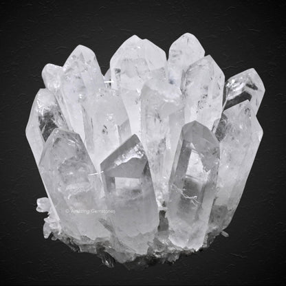 Amazing Gemstone Large Clear Quartz Crystal Cluster Points for Meditation, Home Decor and Gift - Natural Quartz Crystals and Healing Stones for Enhance Energy with Large Crystals Points