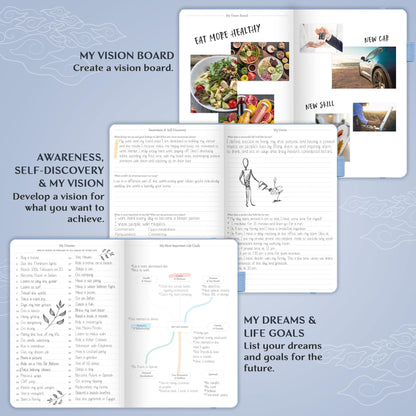 Legend Planner – Undated Weekly & Monthly Life Planner to Hit Your Goals & Live Happier, Organizer Notebook & Productivity Journal, A5 (Periwinkle, Gold)