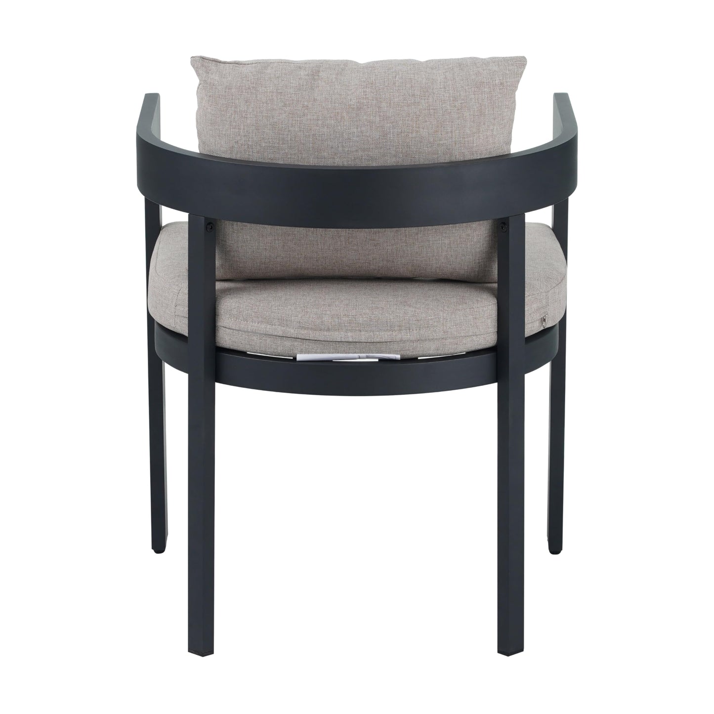 Christopher Knight Home Visol Acacia Wood Outdoor Dining Set for 8, 9 Piece Patio Dining Table and Chair Set, Aluminum Outdoor Dining Chair and Table Set with Removable Cushion, Teak+Gray+Dark Gray