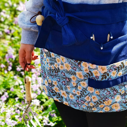MILCIL Apron for Women, Gardening Garden Apron, Kitchen Apron Half Cute Florist Apron