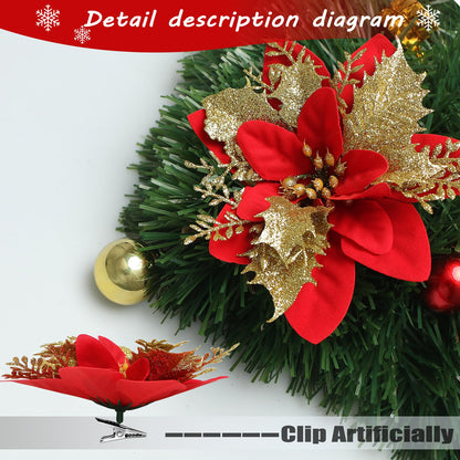 5 Pack 250FT Christmas Garland Flower for Christmas and Non-Lit Soft Greenery Holiday Decor for Outdoor Indoor Artificial Christmas Twist Garland Home Artificial Greenery Wedding Party Decoration