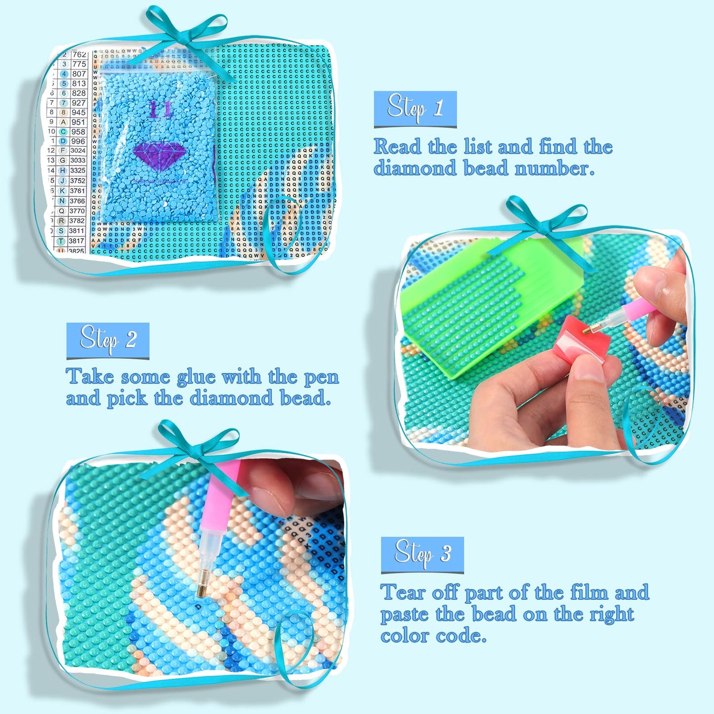 PUAGEMTI Diamond Art Kits for Adults 5D Frameless Floating Space Jellyfish A Diamond Painting Kits for Adults Beginner, Round Diamond Kits for Home Wall Decor 12x16 Inch