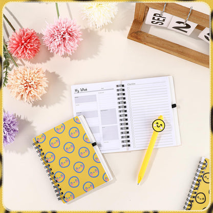 Sayglossy 48 Pcs Inspirational Notebooks Bulk Coworker Positive Spiral Notebook Party Favors A6 Journal with Ballpoint Pen Classroom Office Appreciation Gift