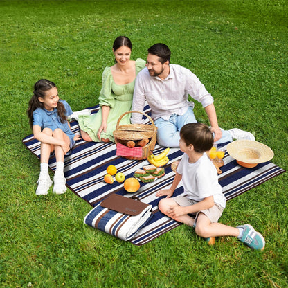 scuddles Extra Large Picnic Blanket – 60" x 80" Waterproof Outdoor Mat with Soft Dual-Layer Comfort, Foldable Travel Rug for Beach, Camping, Lawn, Parks & Family Picnics