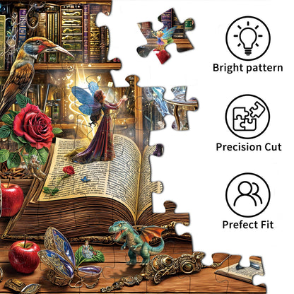 TangMosaic Magic Book Jigsaw Puzzles, 1000 Piece Puzzle for Adults, Family Puzzles Game, Fun Relaxing Challenging, Interlock Perfectly No Dust, Home Wall Decor, Gifts for Mother's Father's Day