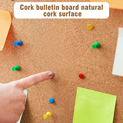 Mifuro 48"x30" Enclosed Bulletin Board, Outdoor Lockable Weather-Resistant Aluminum Cork Noticeboard for School & Office, Silver Frame w/Cork