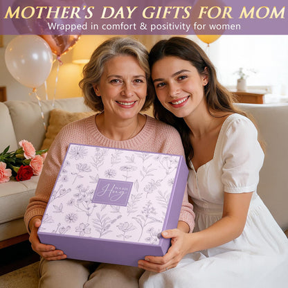 Mothers Day & Birthday Gifts for Women - Get Well Soon Spa Care Package, Luxury Self Care Gift Basket for After Surgery & Cancer Care Inspirational Thinking of You Sympathy Gift Set for Mom Her Friend