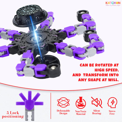 KatchOn, Transformable Fidget Toys Bulk - Pack of 24 | Robot Fidget Spinners Pinata Stuffers for Kids, Party Favors for Kids 8-12, Treasure Box Toys for Classroom Goodie Bags Stuffers Classroom Prizes