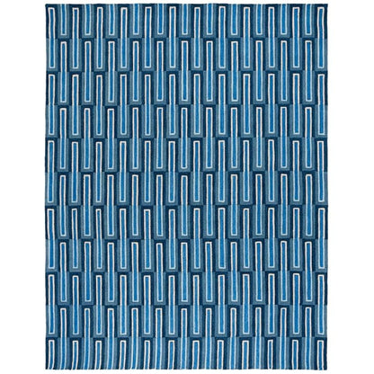 TTC THREAD & TEXTURE CARPET Hand Tufted Area Rug Soft Wool Carpet with Cotton Backing Elegant Home & Office Floor Décor Weight- (9 Pound) 3' x 5' (Rectangular) Blue1
