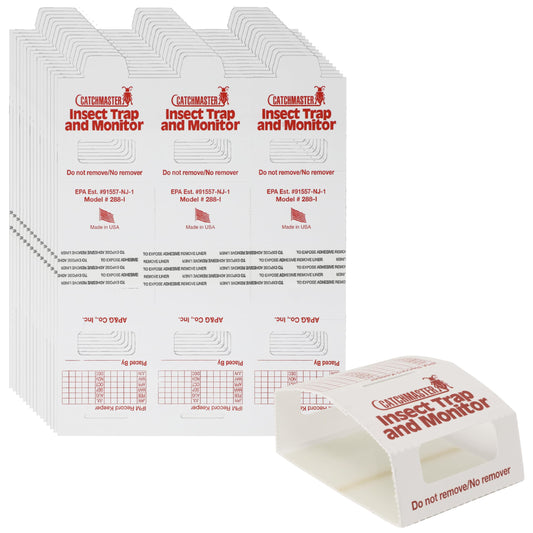 Catchmaster Spider & Insect Glue Traps 45-Pk (15 Sheets), Adhesive Cockroach Killer Glue Boards, Cricket Sticky Traps, Indoor Roach Trap for Home, Garage & Shed, Pest Control for Home