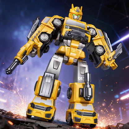NewBandMo Gifts for 3 4 Year Old Boys, Toys for 3 4 Year Old Boys, 5-in-1 Transform Robot Toys for Boys 4-6, Easy DIY Assembly, 3 4 Year Old boy Birthday Gifts, Ideals Toys for Boys, Kids Toys