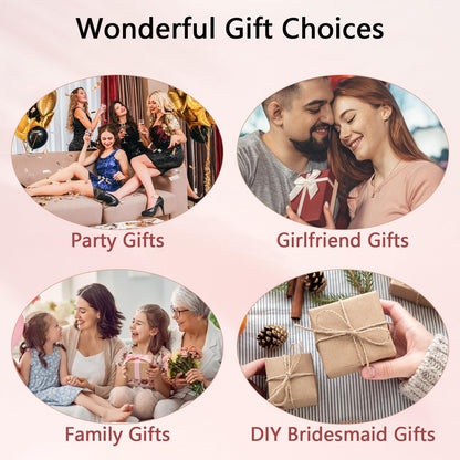 QUYLIXX 12 Pcs Mini Travel Jewelry Case Bridesmaid Proposal Gift Boxes Small Jewelry Organizer PU Leather Earring Organizer Box Bulk Travel Accessories Portable Travel Jewelry Holder