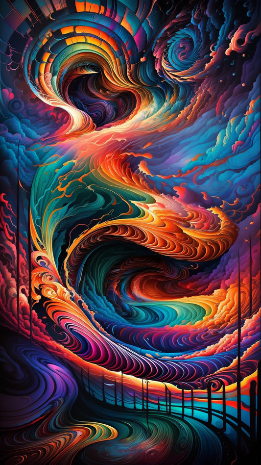 ZHUMUTO Large 5D Diamond Art Painting Kits for Adults,15.7x27.5inch Abstract Colorful D DIY Full Round Drill Diamond Dots Large Size,Big Gem Art and Crafts for Home Wall Decor Gifts
