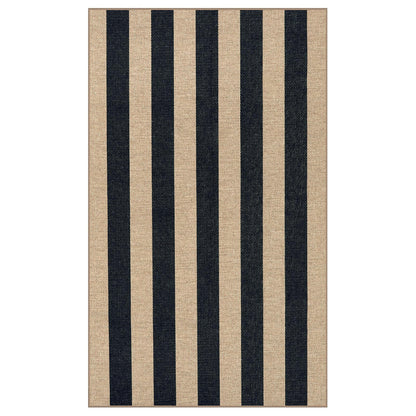 Lahome Striped Easy Jute Outdoor Patio Rug, 3x5 Washable Rugs for Entryway Porch, Farmhouse Neutral Non Shedding Indoor Outdoor Carpet for Entry Kitchen Guestroom Deck Foyer