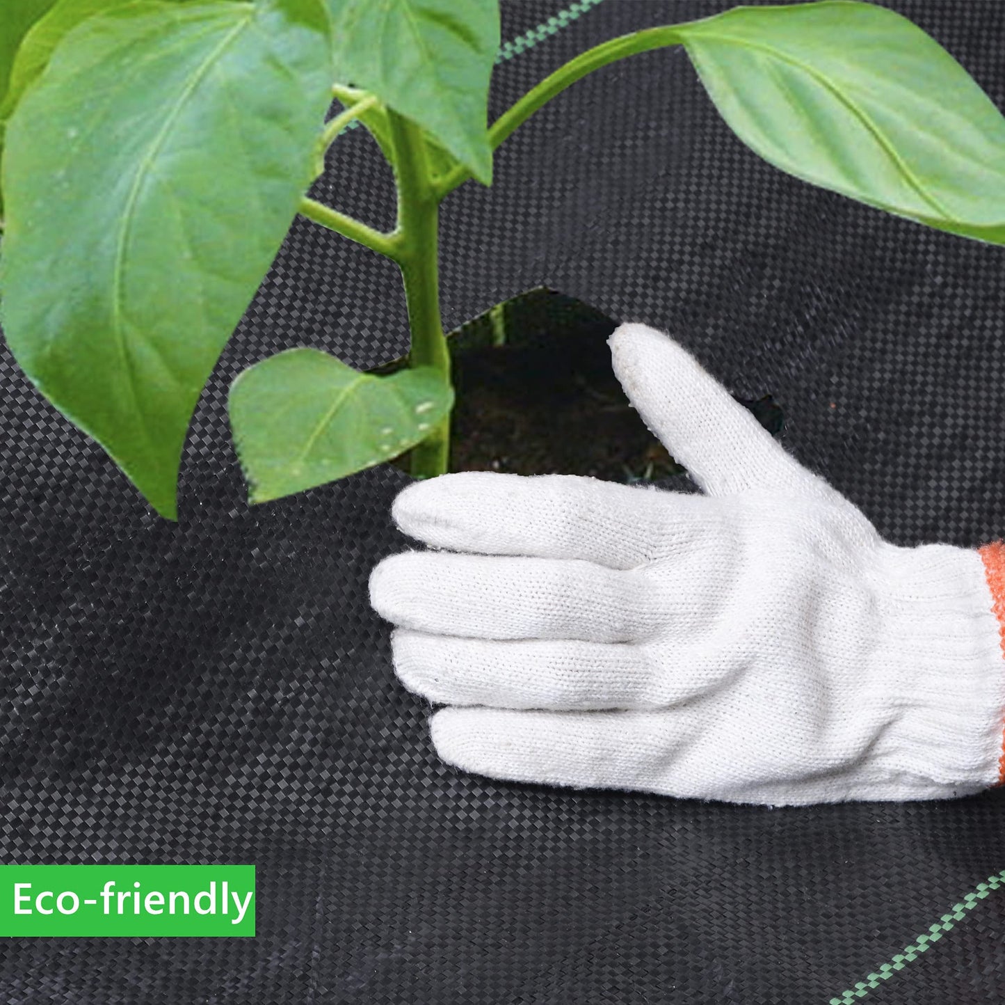 EXTRAEASY Weed Barrier Fabric 3.2oz Heavy Duty - 3ft x 300ft Landscape Fabric | Easy Install & Rugged Plastic Ground Cover Weed Barrier with UV Protection for Gardens, Landscaping Fabric