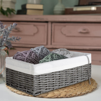 Brookstone Wicker Shelf Storage Basket Decorative Shelf Bin, bathroom organizers and storage, Boho Living Room Decor, Spring Storage 2026 - Single Basket