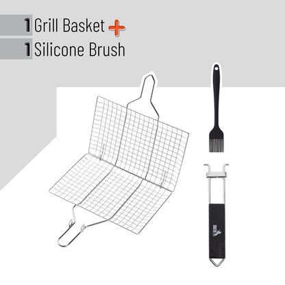 UNCO Stainless Steel Fish & Vegetable Grill Basket