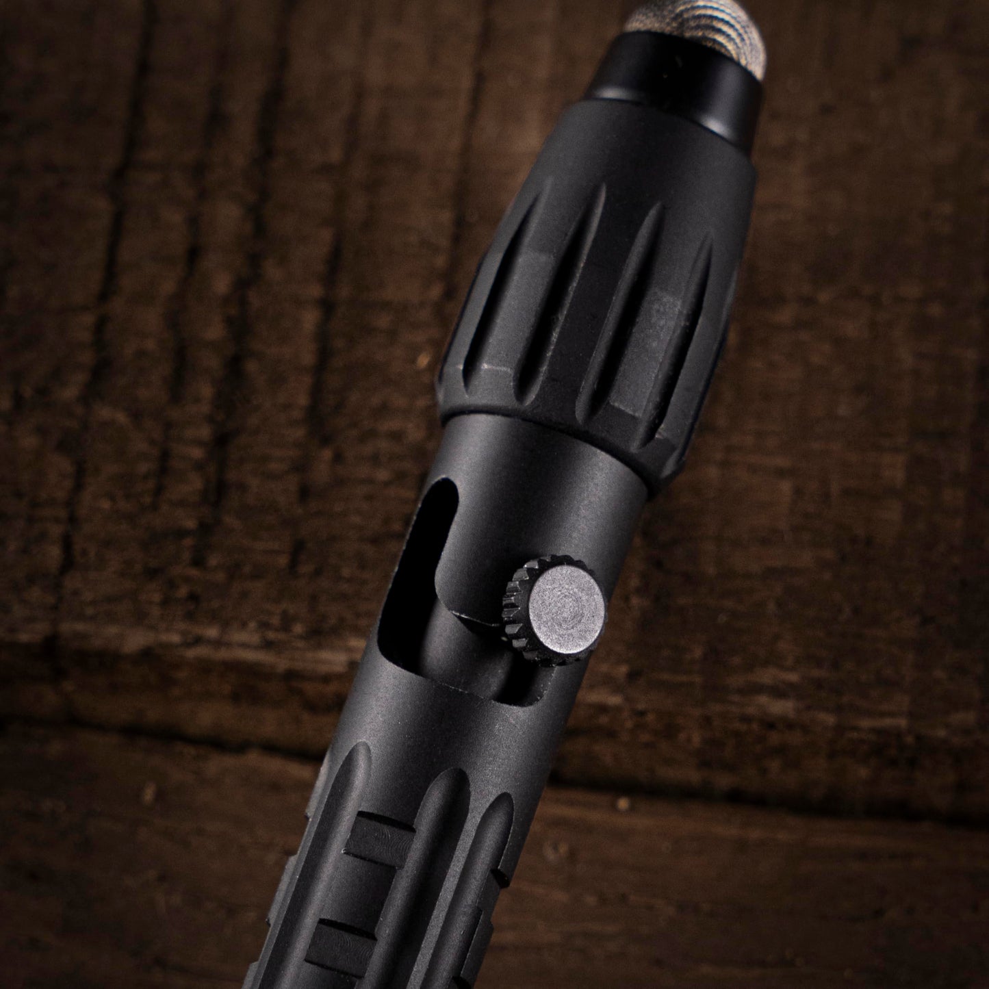 Rite in the Rain All-Weather Readiness Metal Tactical Pen with Stylus, Bolt-Action Clicker, Glass Breaking Tip, Black Ink, Made in the USA (No. AO50S)