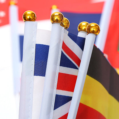 LUSEOAN 226 Different Countries International Stick Flag of the World Small Mini Hand Held Flags for Grand Opening,Bar,School Office,Sports Events,International Festival Decorations,All Countries Flags,8.2 x 5.5 Inch