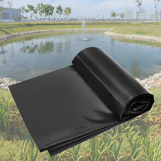 Adroiteet 10 x 10 FT Pond Liner, 20 Mil Fish Pond HDPE Liner, Pond Liners for Outdoor Ponds, Koi Ponds, Garden Fountain, Waterfall