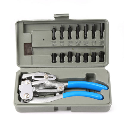 Hand Held Power Punch Sheet Metal Hole Punch Kit Compound Leverage