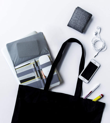 Beblau FOLD Portable Electronic Organizer – Attachable Device & Desktop Accessory | Office & Home Organizer | Fits 13"-15" Laptops & A4 Notebooks | Backpack Insert | Personal organizer