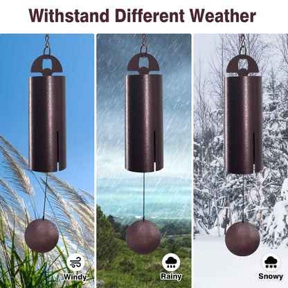 ASTARIN Wind Chimes for Outside Deep Tone Heroic Windbell Deep Resonance Serenity Bell Outdoor Decor for Patio,Yard,Porch,Garden