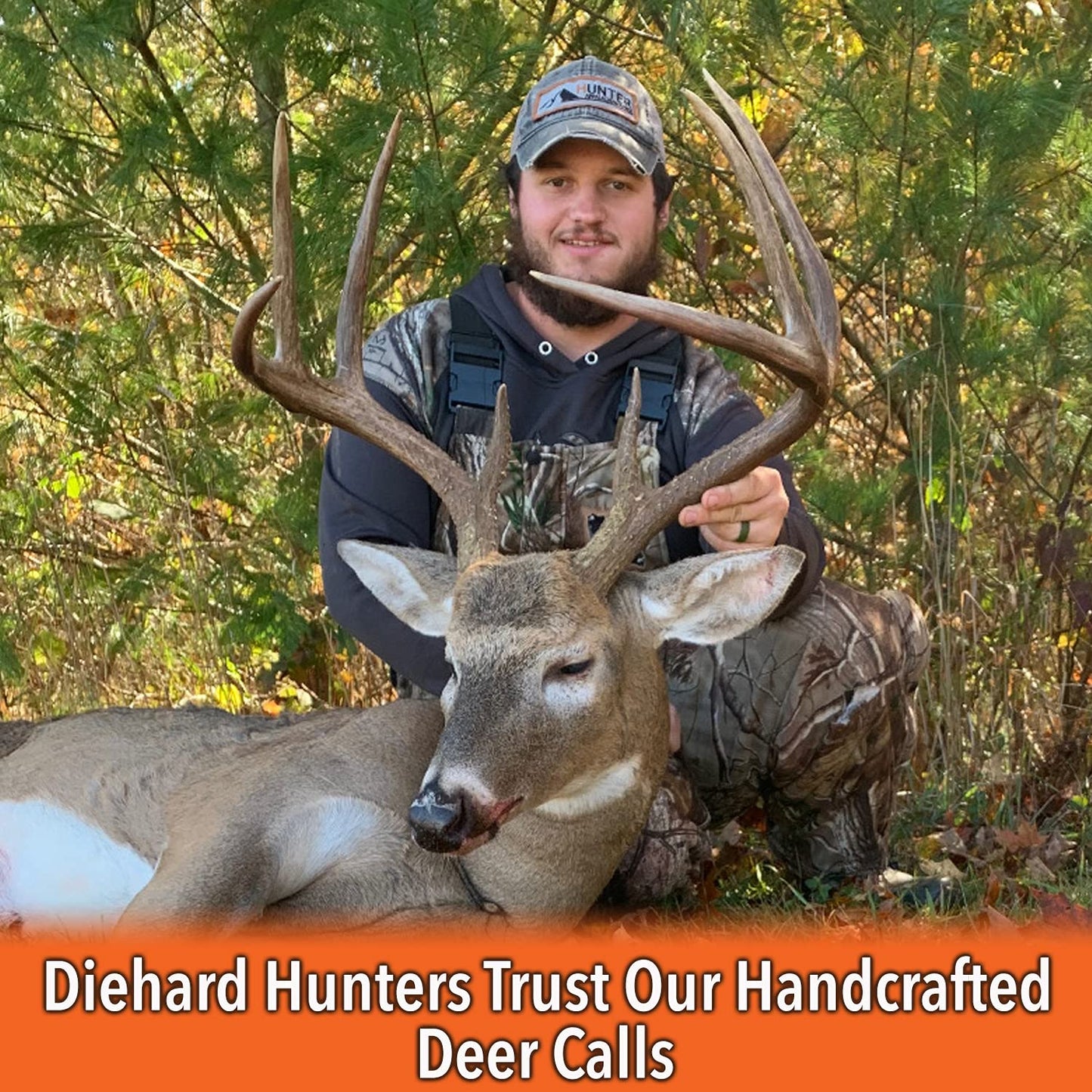 Nationwide Scents Deer Rattle Bag - Weather-Resistant Buck Rattling Antlers for Whitetail Deer Hunting - Portable and Durable Rattle Bag Deer Call