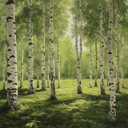 3 White Paper Birch Trees - 10-12" Tall Live Plants - Fast Growing Trees - Betula papyrifera - (3 Pack)
