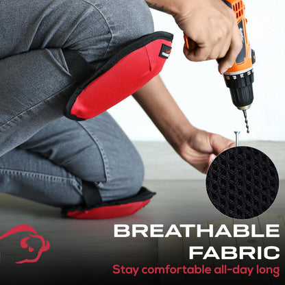 POPULAR LIFE Lightweight Gardening Knee Pads with Removable and Replaceable Foam Pad Insert, Washable Soft Cap Knee Pad, Easy Fit with Adjustable Hook and Loop Closure Straps