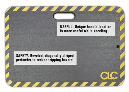 Custom Leathercraft CLC 302 Medium Shock Absorption Kneeling Pad, 14 x 21-Inch,Black