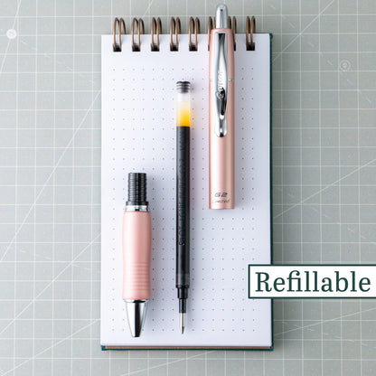 Pilot, G2 Limited Premium Gel Roller Pen, Fine Point 0.7 mm, Rose Gold Barrel, Black Ink
