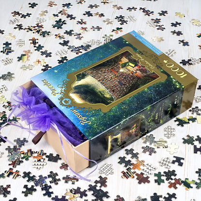 Ingooood- Jigsaw Puzzles 1000 Pieces for Adults- Fantasy Series- Collection Pavilion_IG-0292 Entertainment Toys for Adult Special Graduation or Birthday Gift Home Decor