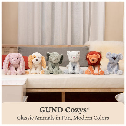 GUND Cozys Collection Bunny Stuffed Animal, Spring Decor, Plush Bunny for Ages 0 and Up, Pink, 10"